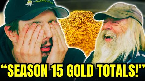 gold rush gold totals by season|Yearly Totals .